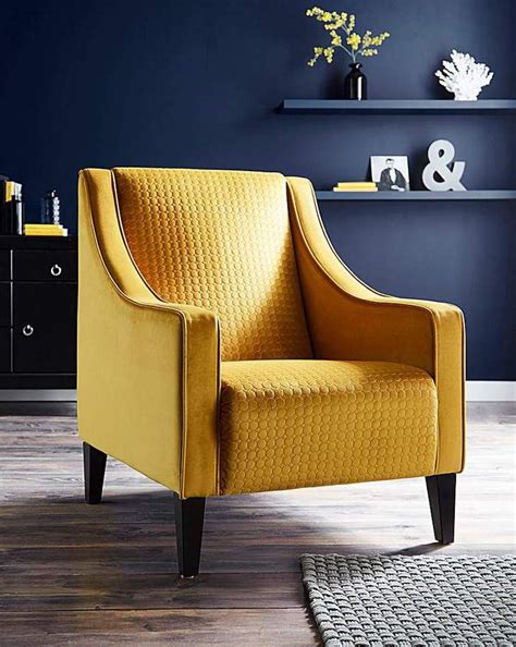 fashion world boheme accent chair yellow chair living room accent