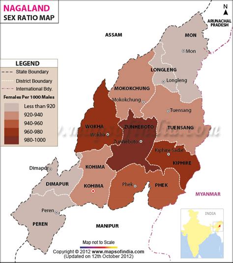 Nagaland Sex Ratio Census 2011