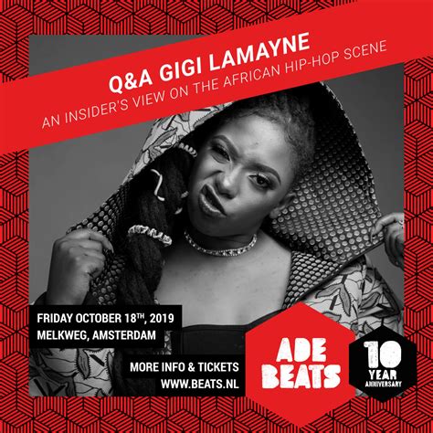 Sa Hip Hop Artist Gigi Lamayne Set To Speak As Honoured Guest At The