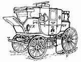 Horse Buggy Cart Carriages Mail Drawing Coloring Royal Coach Drawn Stagecoach Victorian Carriage Era Pages Colouring Transportation Getdrawings Sketches Click sketch template