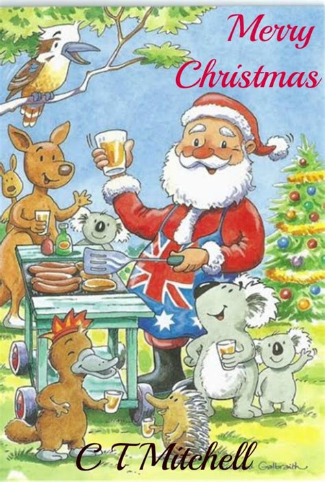 merry christmas  australia   mitchell books