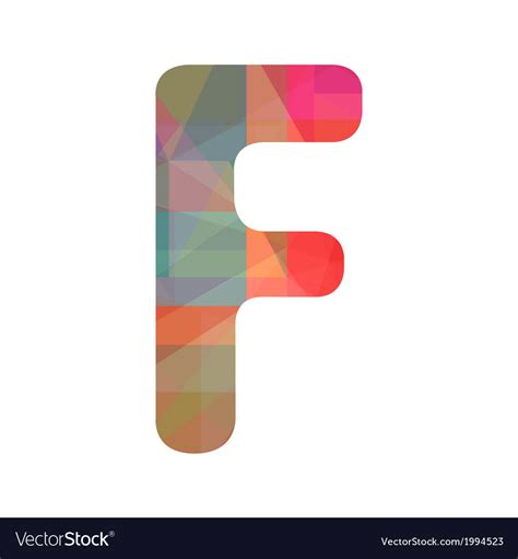colorful alphabet  royalty  vector image vectorstock