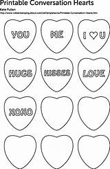 Hearts Valentine Crafts sketch template