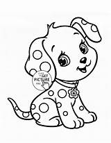 Coloring Puppy Pages Library Biscuit sketch template