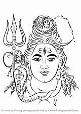 Shiva Gods Drawingtutorials101 Inde Shiv Krishna Ganesh Ganesha Parvati Dieu Dessiner Hinduism Apprendre Shakti Pesquisa sketch template