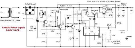 variable power supply schematic design