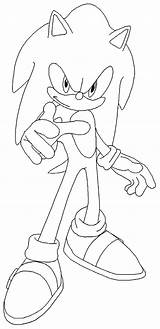 Sonic Classic Hedgehog Colouring Exe Running sketch template
