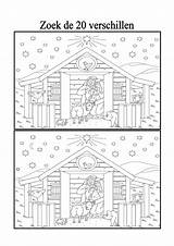 Verschillen Zoek Bijbel Kerst Advent Christelijke Kiezen Kerstwerkbladen sketch template