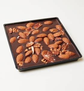 chocolade bijenkorf tablet puur amandel pecan hallmark