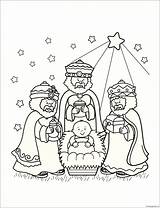 Magi Wisemen Coloringpagesonly Befana Epiphany sketch template