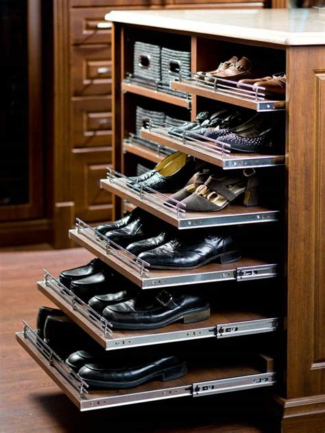 rangement chaussures idees pour armoire  dressing