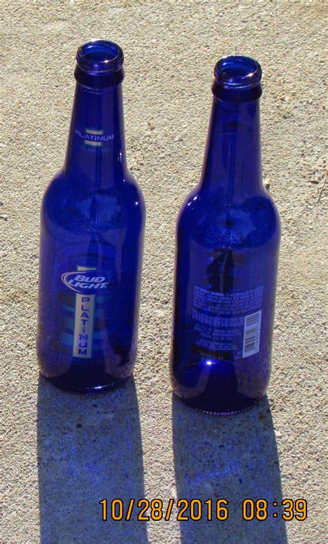 blue beer bottles  quarters counting