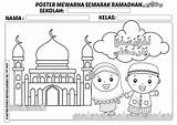 Mewarnai Islami Lomba Kartun Kunjungi sketch template