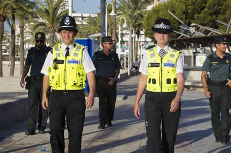 british police force send officers abroad and refuse to