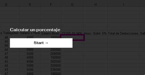 calcular  porcentaje