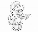 Smurfette Coloring Smurfs Pages Library Clipart Ages Creativity Develop Recognition Skills Focus Motor Way Fun Color Kids Cartoon sketch template