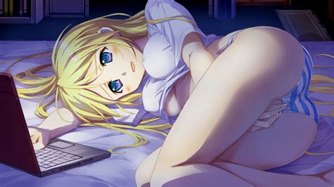 Anime Hentai Girl Masturbating In Panties Cumception