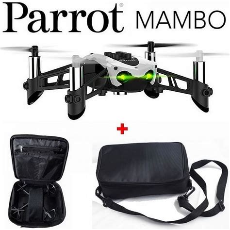 parrot mambo minidrone avec camera pince objet lance bille sac de transport offert winup