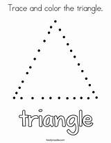 Triangle Trace Coloring Color Tracing Shape Worksheets Preschool Shapes Twisty Noodle Worksheet Triangles Kids Outline Activities Grade Print Add Twistynoodle sketch template