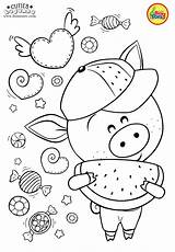 Cuties Bonton Coloriage Piggy Animal Bojanke Slatkice Imprimer Enfant école раскраски все категории из sketch template