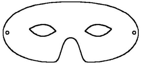printable mask template clipart  clipart