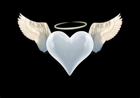 angel heart stock photo illustration  design white