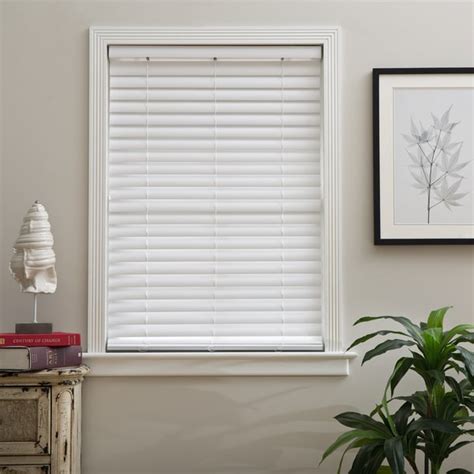 arlo blinds cordless    wave venetian faux wood blind overstock