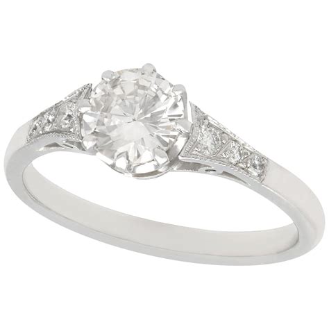 cartier solitaire diamond platinum engagement ring  sale  stdibs cartier engagement ring
