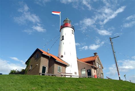 lighthouse urk stock photo freeimagescom