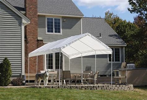 deluxe canopy  legs white cover  menards canopy outdoor garden canopy canopy