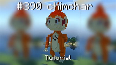How To Build A Pokemon Chimchar Statue In Minecraft Tutorial Youtube
