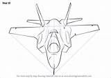 Lightning F35 Lockheed Drawingtutorials101 Tutorials sketch template