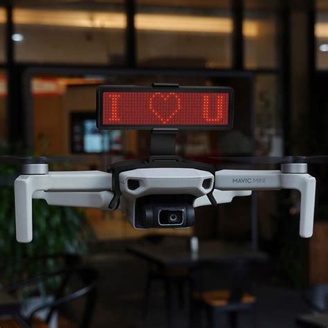 startrc led display screen kit bluetooth editable expansion accessories  dji mavic mini drone