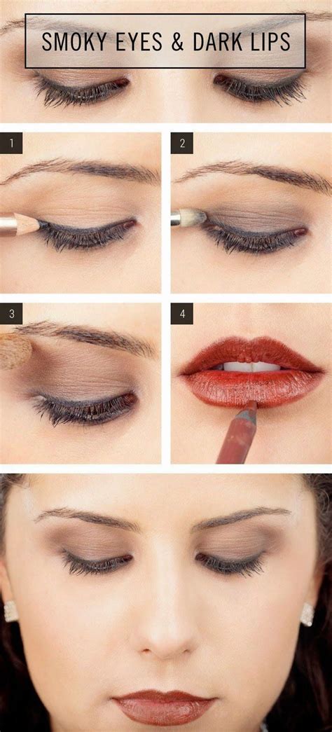 beauty bets smoky eyes and dark lips step by step makeup