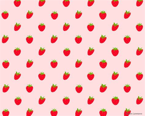 kawaii strawberry wallpaper wallpapersafari