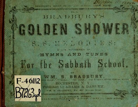 bradbury s golden shower of s s melodies a new