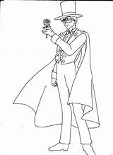 Tuxedo Chiba Mamoru Darien Designlooter sketch template