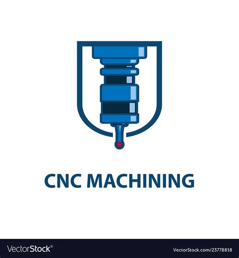 cnc machining icon royalty  vector image vectorstock