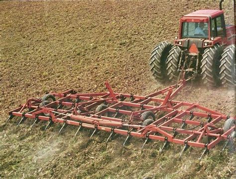 ih  vibra shank field cultivator ad vintage farm farm equipment crop protection