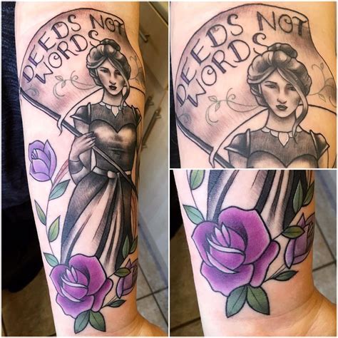 My Suffragette Tattoo By Natalie Rogers At Alternative Art Northampton