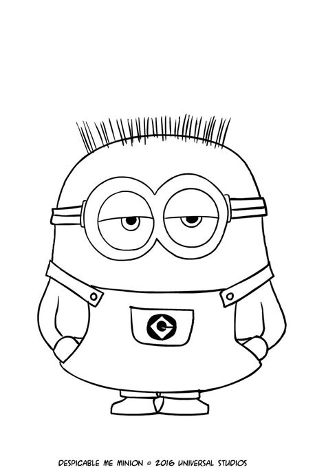 jerry minion coloring pages jerry minion coloring pages birthday