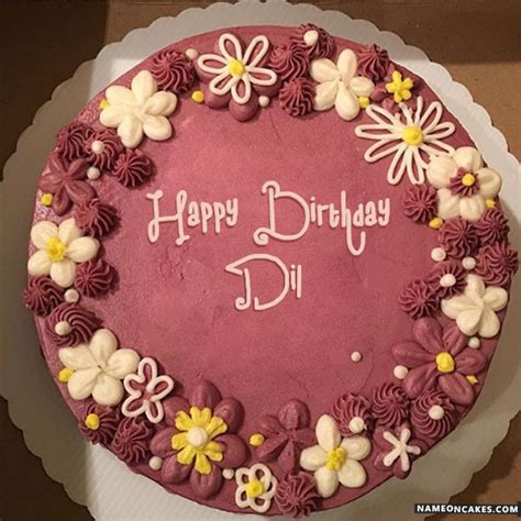 happy birthday dil cake images