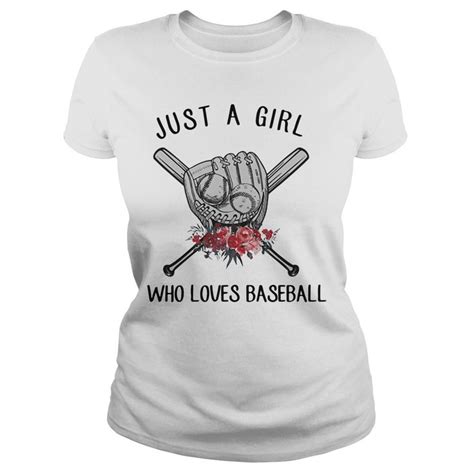 Just A Girl Who Loves Baseball Shirt Hoodie Sweater And V Neck T