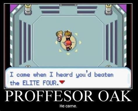 professor oak he came
