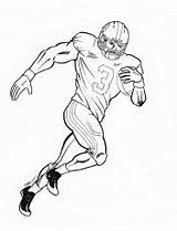 Coloring Pages Football Auburn Printable Sheets Drawing Drawings Newton Cam Manning Peyton Alabama Player Color Michigan Kids Cliparts Print Trent sketch template