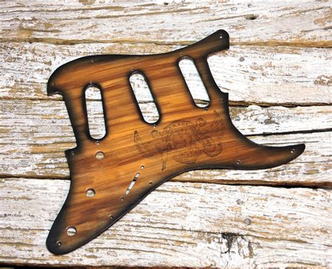 leather stratocaster pickguard engraved pickguard bybodzi pickguard stratocaster guitar