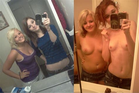 naked college girls mirror selfie
