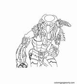 Predator Awsome sketch template
