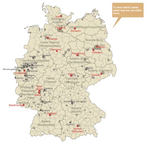 map  germany solution conceptdrawcom