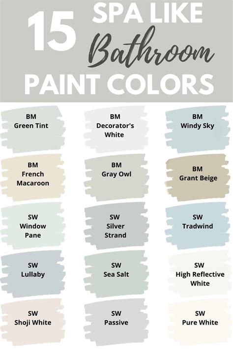 Spa Like Paint Colors For Bathrooms West Magnolia Charm